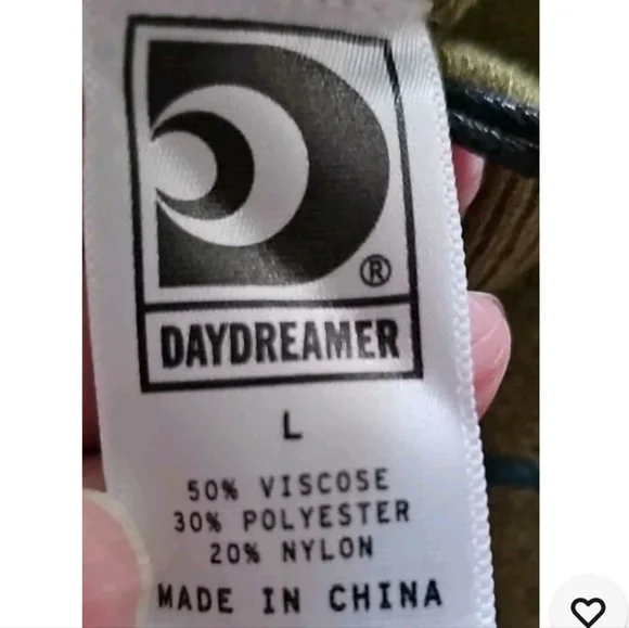 DAYDREAMER Joggers Sweatpants Olive Plaid Athleisure Womens Sz Large - Picture 7 of 8